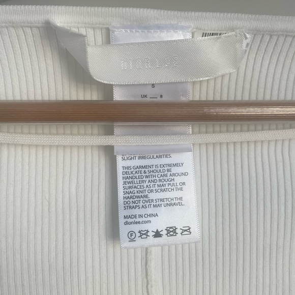 Dion Lee POINTELLE CORSET LS TOP White - Picture 7 of 10